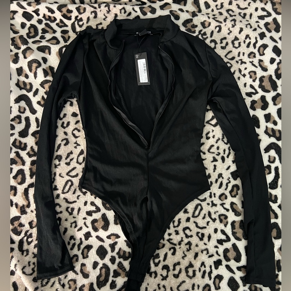 PrettyLittleThing Zip Bodysuit